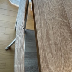 ダイニングテーブル　椅子2脚付きの画像