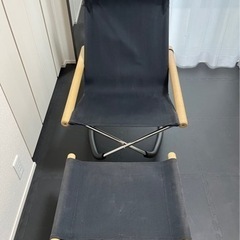 限定モデル】ニーチェアXロッキング＋オットマン ブラック
