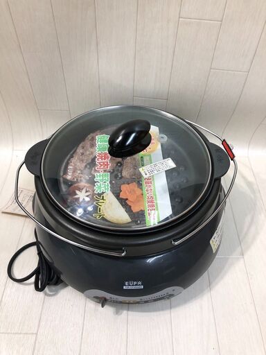 A2795\tEUPA　電気グリル鍋　未使用品