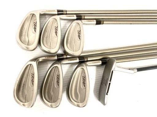 　◆TSURUYA ツルヤ AXEL アクセル 等◆ゴルフクラブ セット＋ SRIXON スリクソン スタンド型 キャディバッグ付き