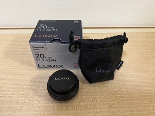 単焦点パンケーキレンズ  Panasonic LUMIX G 20mm/F1.7 ASPH. H-H020