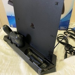 PS4 500GB ＋周辺機器（冷却ファン付）【美品】の画像