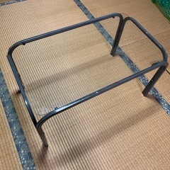 実家整理品　ガラステーブル　現状渡し