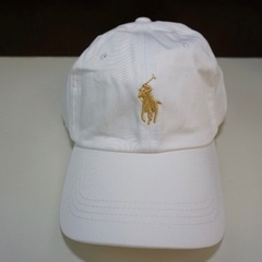 【POLO RALPH LAUREN】キャップ(新品・ホワイト・ユニセックス・サイズフリー)の画像