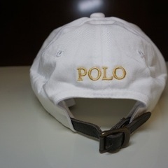 【POLO RALPH LAUREN】キャップ(新品・ホワイト・ユニセックス・サイズフリー)の画像