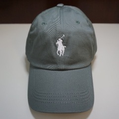 【POLO RALPH LAUREN】キャップ(新品・グリーン・ユニセックス・サイズフリー)の画像