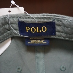 【POLO RALPH LAUREN】キャップ(新品・グリーン・ユニセックス・サイズフリー)の画像