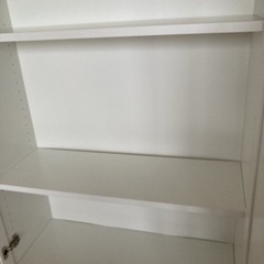 IKEA BILLY ビリー / OXBERG オクスベリ 本棚 扉付き, ホワイト, 80x30x106 cmの画像