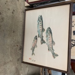 ヤマメ？の絵