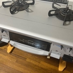 【受け渡し　確定済】都市ガス　2口　ガスコンロ　グリル未使用