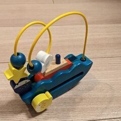 【子ども用品・おもちゃ】木のおもちゃ　ふね　ゆらゆら　ルーピング