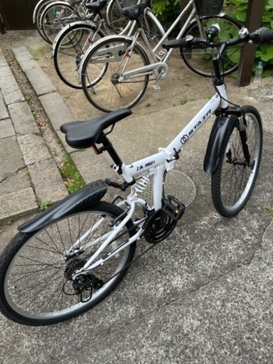 折りたたみ自転車マウンテンバイク　26インチ21段変速