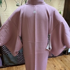 （近日取り下げ予定）正絹　上質縮緬色無地着物　袷の画像