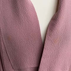 （近日取り下げ予定）正絹　上質縮緬色無地着物　袷の画像