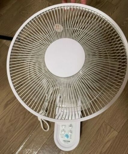 訳あり美品[リモコン付き]壁掛け扇風機