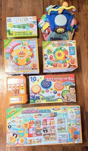 【おもちゃ７点】アンパンマンなど知育玩具系