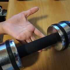 鉄アレイ　ダンベル型？　5キロ×2の画像