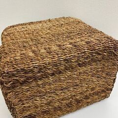 【レガストック江東店】無印良品　重なるバクバク角型バスケット　約W35×25×30cm③の画像