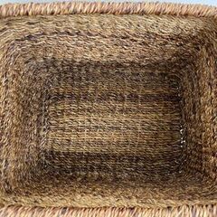 【レガストック江東店】無印良品　重なるバクバク角型バスケット　約W35×25×30cm③の画像