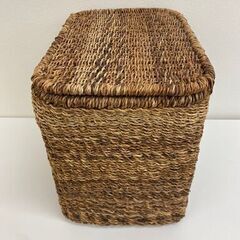 【レガストック江東店】無印良品　重なるバクバク角型バスケット　約W35×25×30cm③の画像
