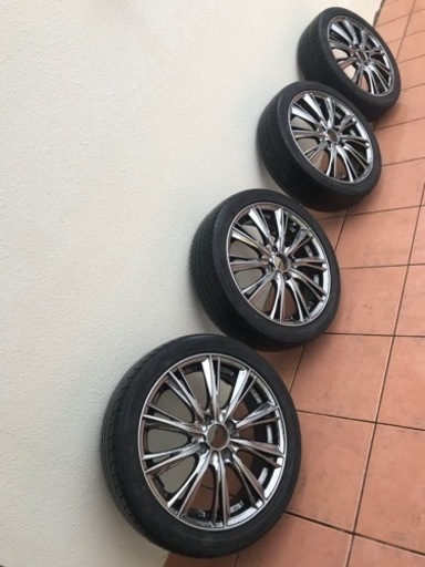 値下げ　レオニスVX  16インチホイール美品　4穴　　オフセット45