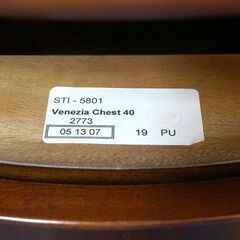 (Y)北大前! 札幌 引取 東海家具 VeneziaChest40/ベネチア チェスト40 ブラウン 774565 ベネチアシリーズ 小型タンス 4段 マホガニー材 中古家具 2011262 Y)北大前! 札幌 引取 東海家具 VeneziaChest40/ベネチア