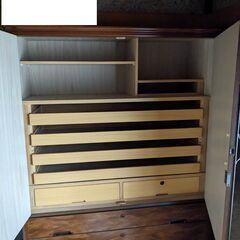 着物箪笥★タンス★物入れ？道具・書類保管庫？★上下まとめて（分割可）いかがですか？の画像