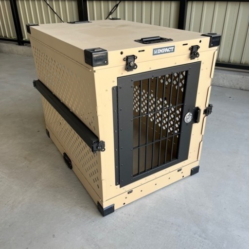 軽量折りたたみ式ドッグクレート 2XL500 タン