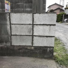 ブロック塀補修 ブロック積み 自動車物損事故工事致します。所沢市...