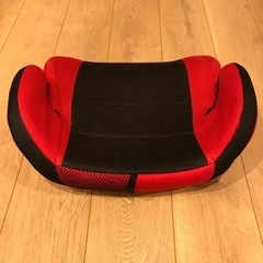 （お取引中）車用ジュニアシート　赤の画像