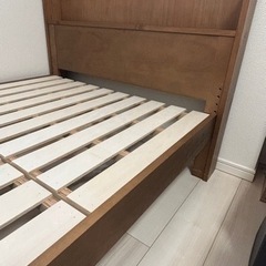 ニトリ 天然木すのこベッドフレーム譲ります！の画像