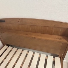ニトリ 天然木すのこベッドフレーム譲ります！の画像