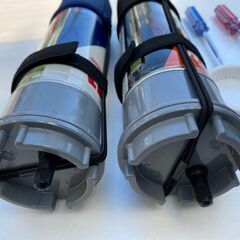 テニスボール加圧再生器「テニスQQ」２本（安全追及版）運用サポート付きスターターキットの画像