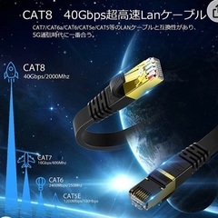 15m KASIMO CAT8 LANケーブル　の画像