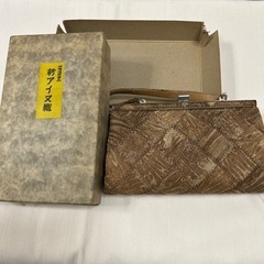 アイヌ織のバッグの画像
