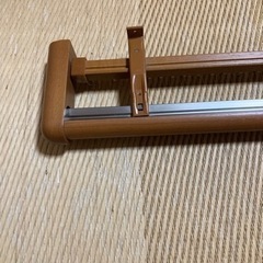【再値下げ】  　 木目カーテンレールの画像