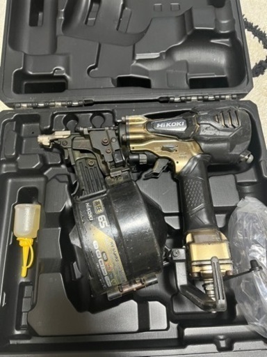 値下げしました ハイコーキ 日立 65mm高圧釘打ち機