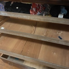 0円桐タンス★着物収納有り★割れ有りの画像