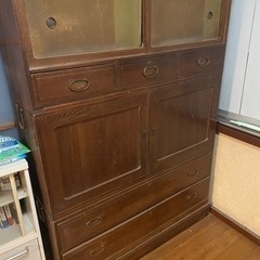 0円桐タンス★着物収納有り★割れ有り