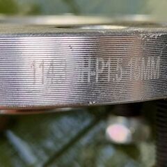 【倉庫整理】中古114.3 5H P1.25 15mm ワイドトレッドスペーサーの画像
