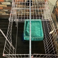 ペット　ケージ　2F建の1F部分のみ(中古、猫が一時期使用)の画像