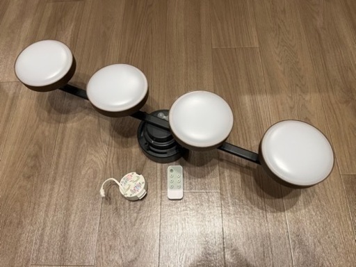 ニトリ LEDシーリングライト キャトル (YY38W-4BR) 照明