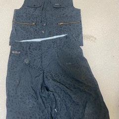 上下セット　作業着　上ベストほとんど新品