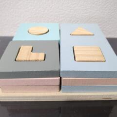 決まりました☆3COINS　積木の画像