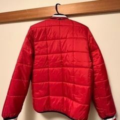 【値下げ】TOMMY HILFIGER ダウン ブルゾン 赤 メンズの画像