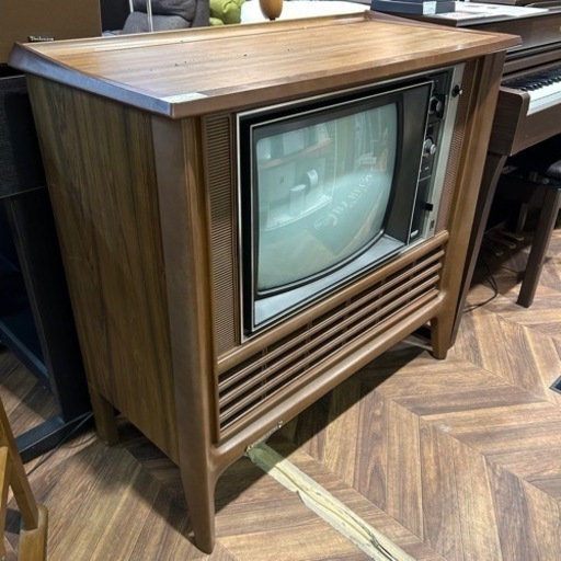 【BY REUSE 霧島国分新町店 出張買取•見積完全無料¥0】 MITSUBISHI 昭和レトロブラウン管テレビ 現状販売