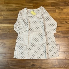 新品、未使用　七分丈チュニック Ｌ
