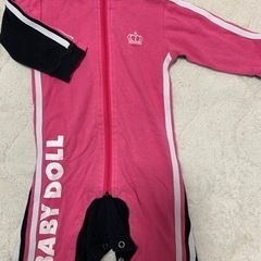 【リラックマ、ベビードール2種類　ロンパース】の画像