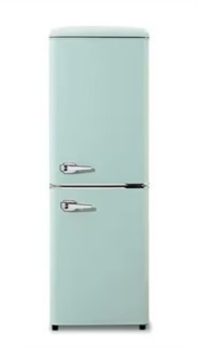 アイリスオーヤマ レトロ冷凍冷蔵庫（130L ライトグリーン）