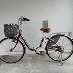 ジャンクです！修理できる方 パナソニック 電動アシスト自転車 変速付